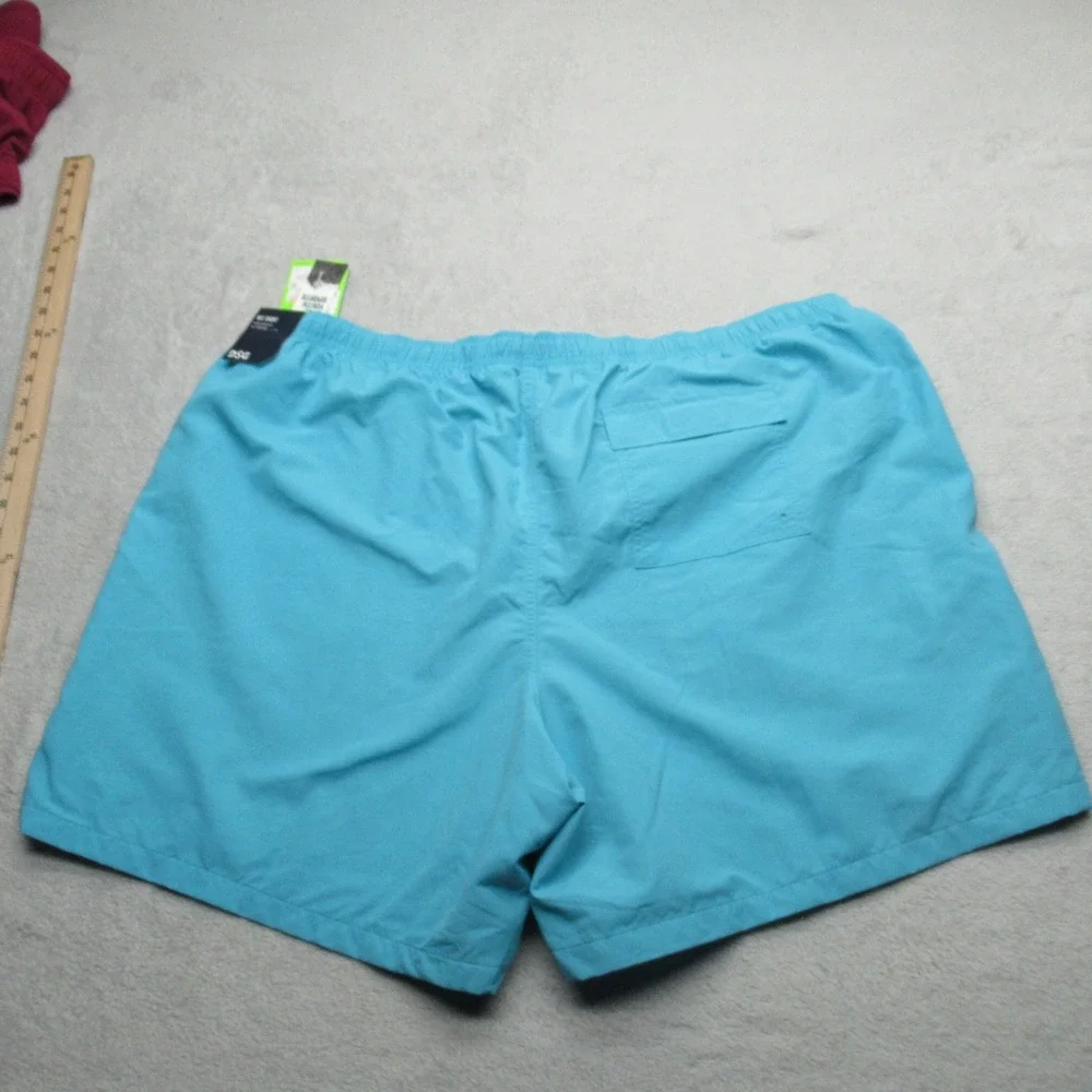 DSG Rec Shorts Men XXL Blue Elastic Drawstring Waist Relaxed Quick Dry Lined NEW